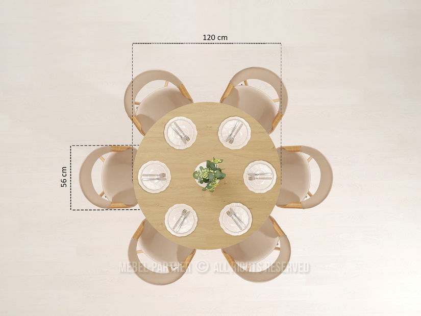 Jídelní stůl Sorpresa (dub)