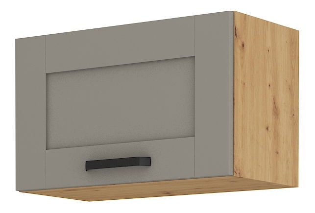 Horní kuchyňská skříňka Lucid 60 GU 36 1F (dub artisan + claygrey)