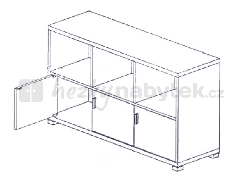 Regál Oshario FP C 04