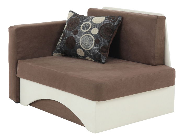 Dětská pohovka Kuboš hnědá + béžová (L)