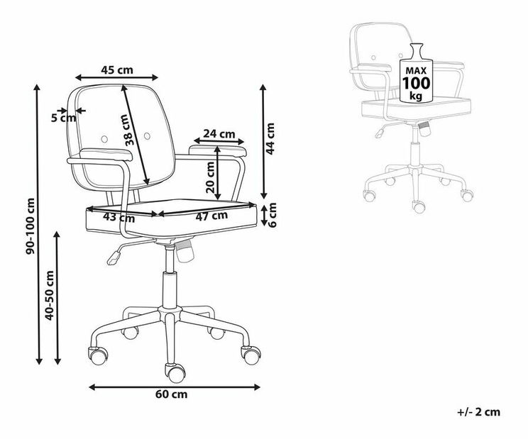 Kancelářské křeslo Pawza (zelená) *výprodej
