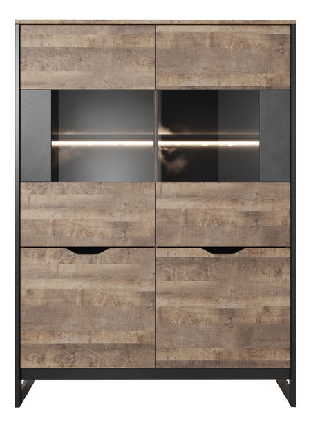 Vitrína Adrissa (dub sand grande + matera)