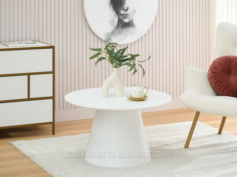 Konferenční stolek Otava 80 (bílá)