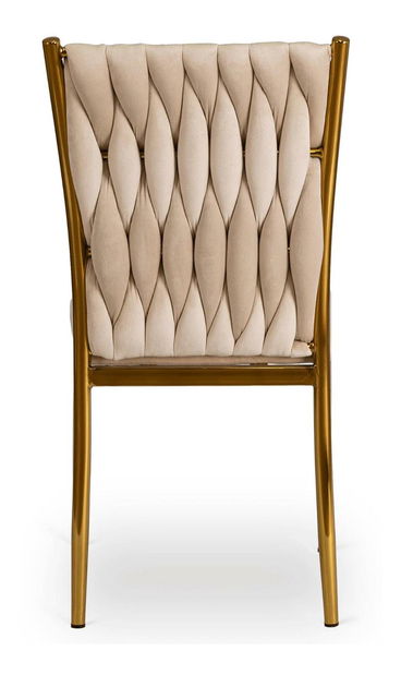 Jídelní židle Deboladas (krémová)