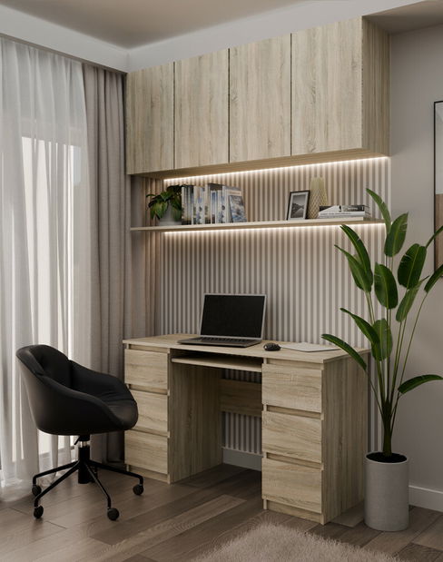 PC stolek Kwazulu 1 (dub sonoma)