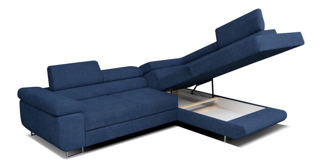 Rohová sedačka Moshe (světle modrá) (P)