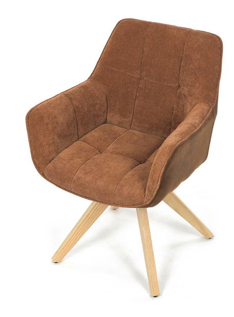 Jídelní židle Hicimos (hnědá)