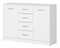 Komoda BRW Nepo Plus 6 (bílá)
