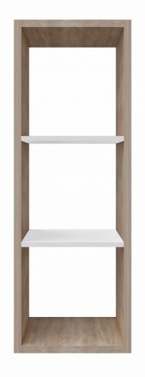 Regál Ramix 145 (dub sonoma + bílá)