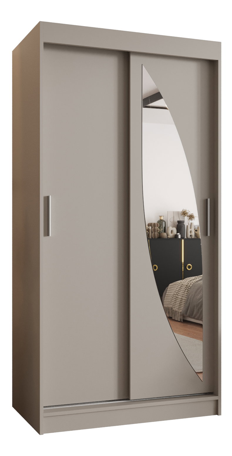 Šatní skříň 100 cm Milain (kašmír)