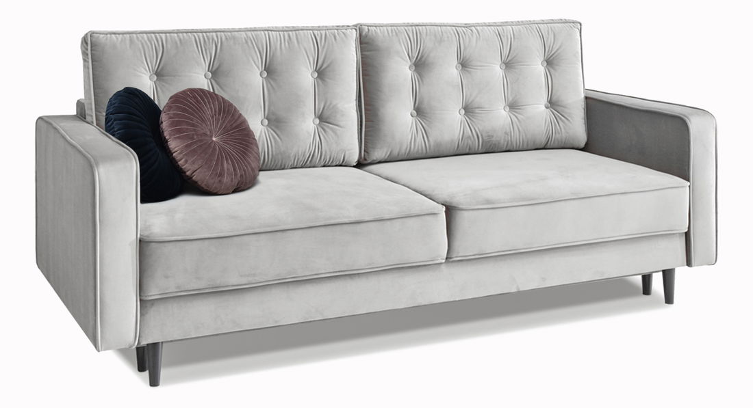 Pohovka dvousedačka Legacion (šedá + černá)