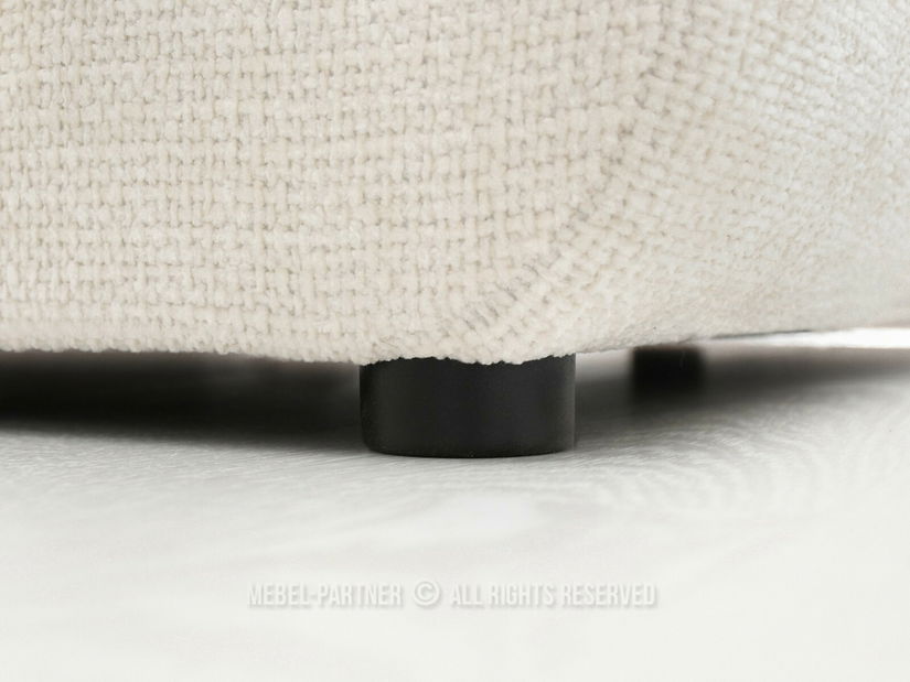 Rohová sedačka Octavos (krémová + černá)