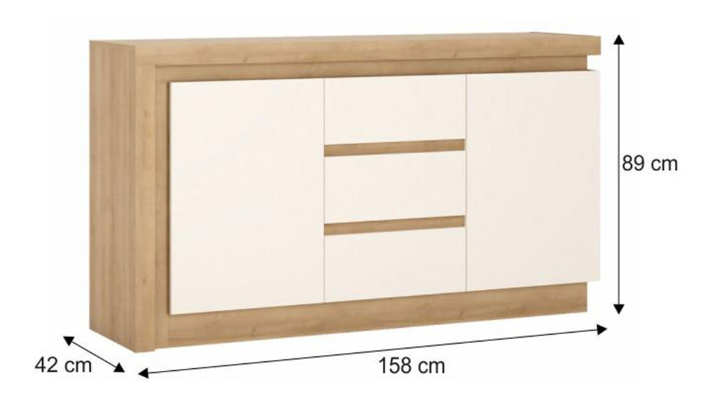 Komoda Leonan 01 (s osvětlením)