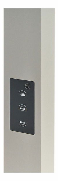 Stolní lampa Octza (stříbrná)