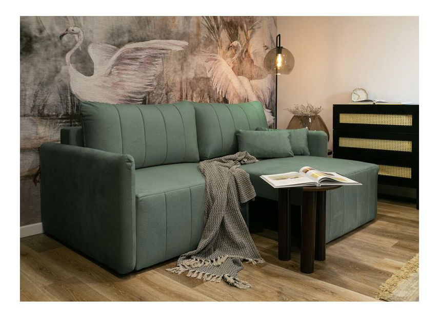 Pohovka Perkley (zelená + černá)