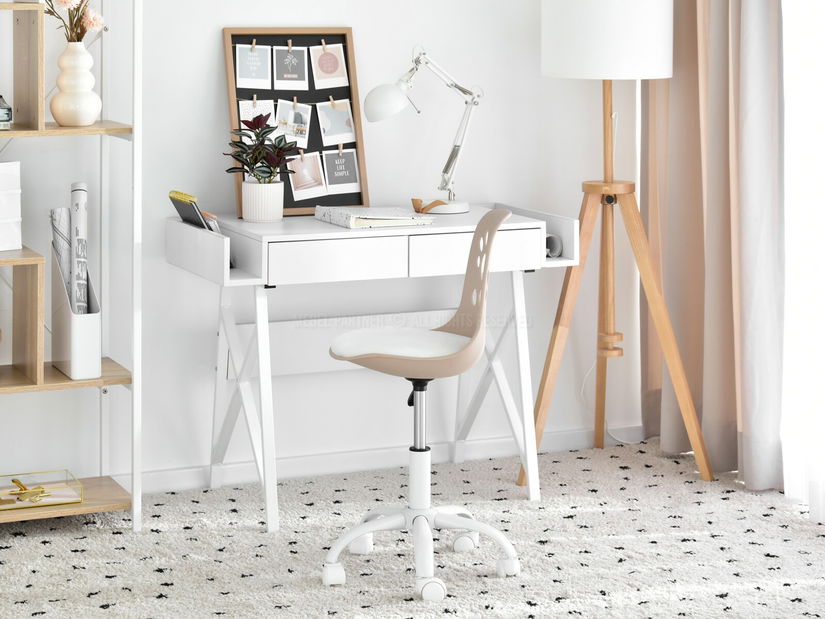 Dětská židle Footy (béžová + bílá)