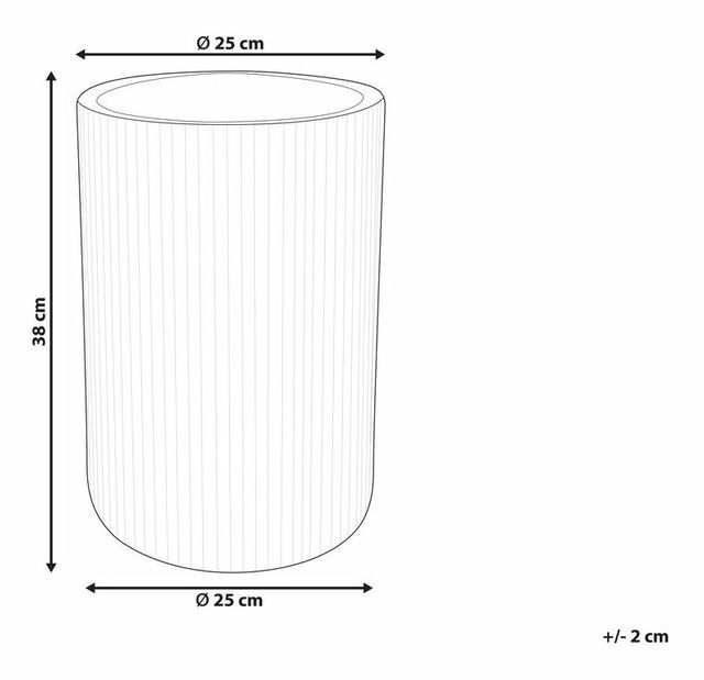 Květináč ⌀ 25 cm Eanty (hnědá)