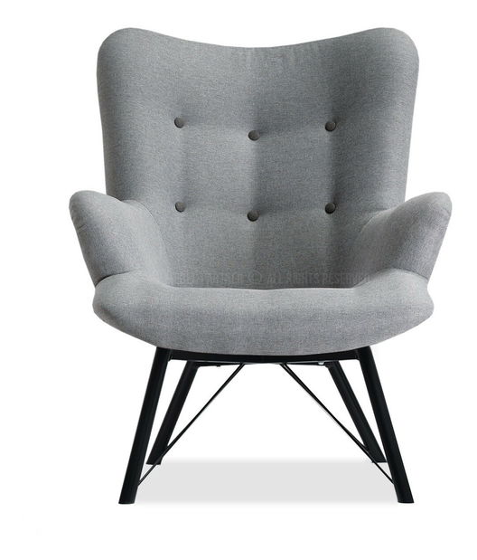 Relaxační křeslo Dawntawn (šedá + černá)