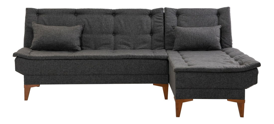 Rohová sedačka Santic (antracit)