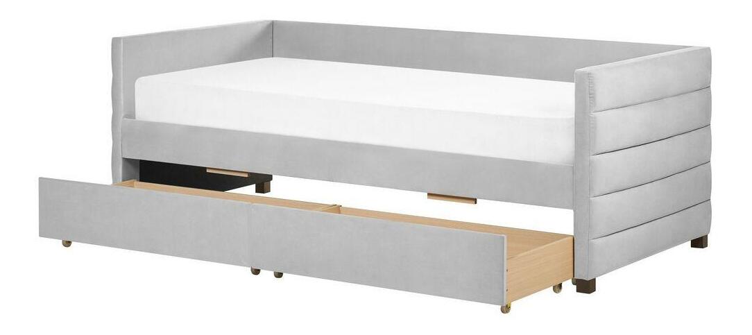 Jednolůžková postel 200 x 90 cm Marza (šedá)