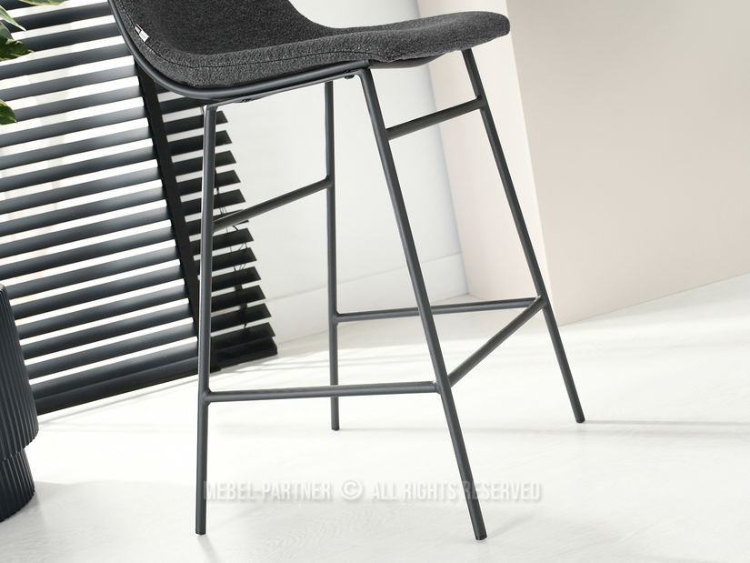 Židle Sara (tmavý grafit + černá)