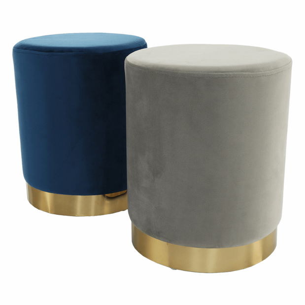 Taburet Alanty (šedá)