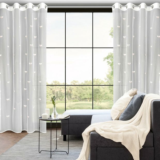 Záclona 140x250 cm Wella (bílá)