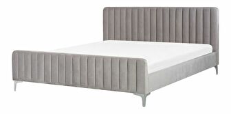 Čalouněná postel 140x200 cm Laraine (světle šedá) (s roštem)