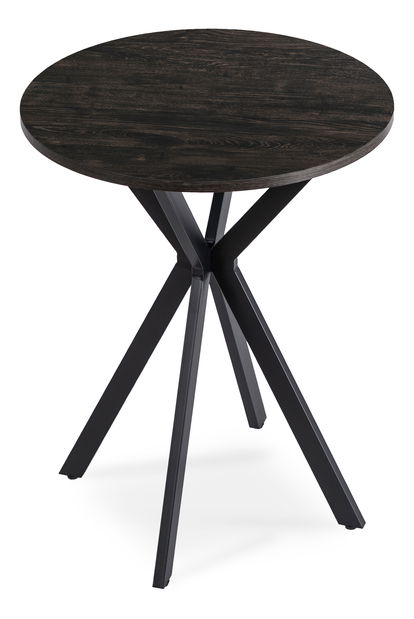 Jídelní stůl Loren 60 (černá) (pro 4 osoby)