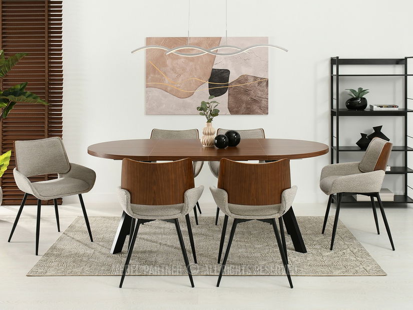 Židle Glen K (béžová + černá)