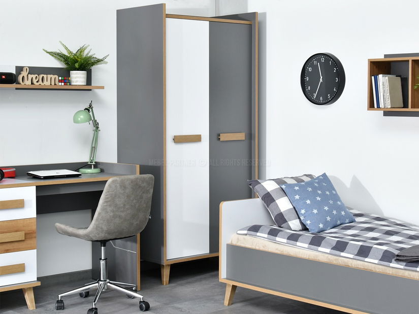 Obývací stěna Semivacias 02 (bílá)