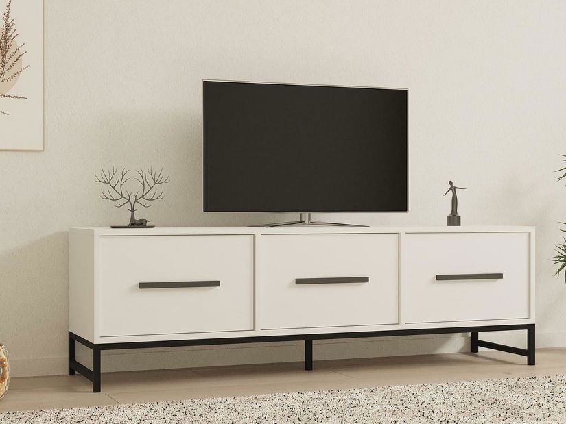 TV stolek/skříňka Babeno (bílá)