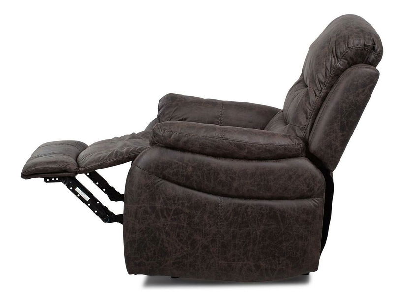 Polohovací křeslo Troquelados (hnědá)