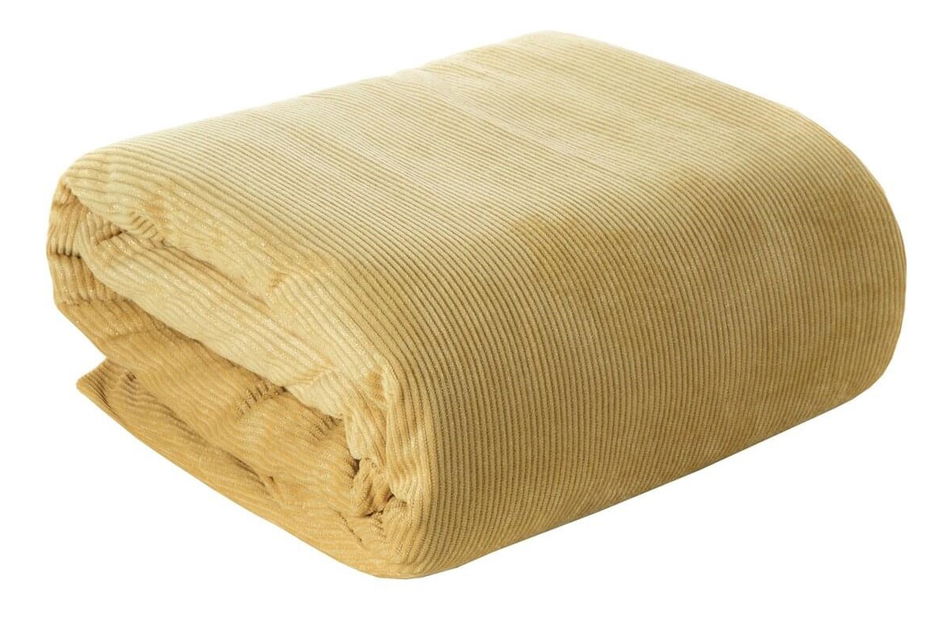 Přehoz na postel 240x220 cm Ister (hořčicová) *výprodej