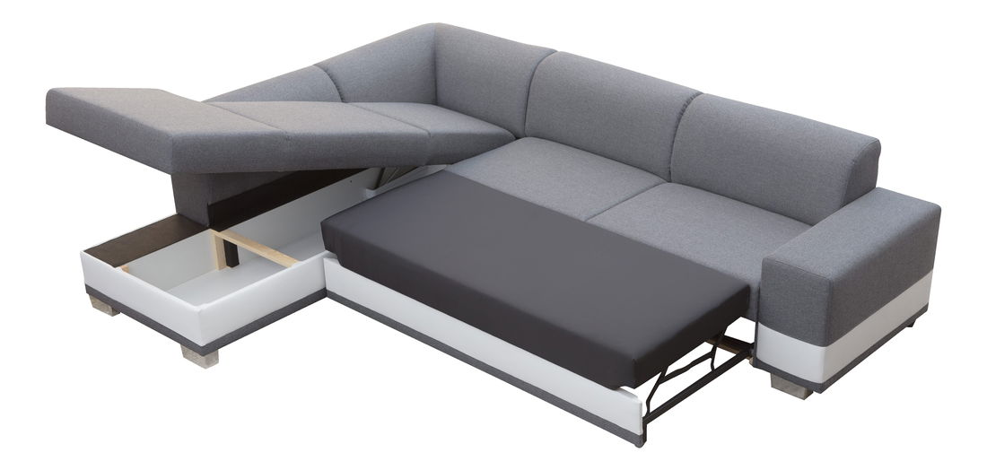 Rohová sedací souprava Darcia (šedá) (L)