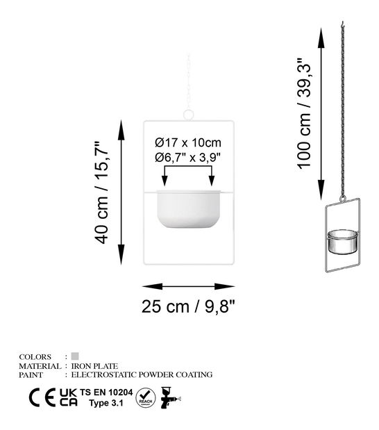 Dekorativní hrnec Prepare (bílá)