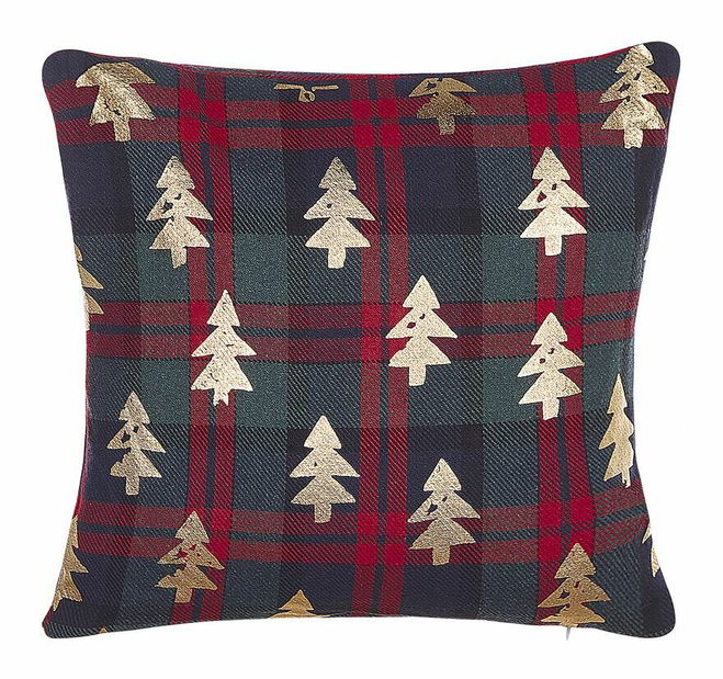 Sada 2 ozdobných polštářů 45 x 45 cm Cupo (zelená)