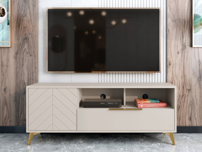 TV skříňka/stolek Semprum 1D1SZ (písková béžová)