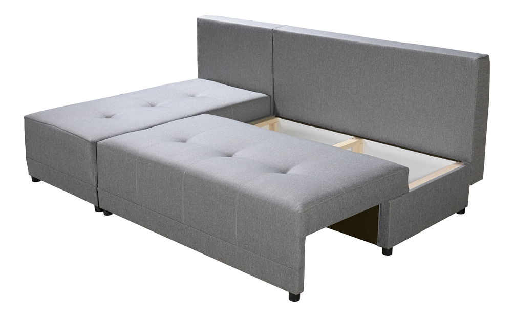 Rohová sedací souprava Max (béžová + světle hnědá) (L)