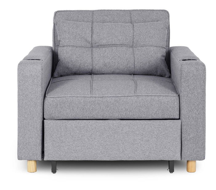 Rozkládací křeslo Suspendida (šedá)