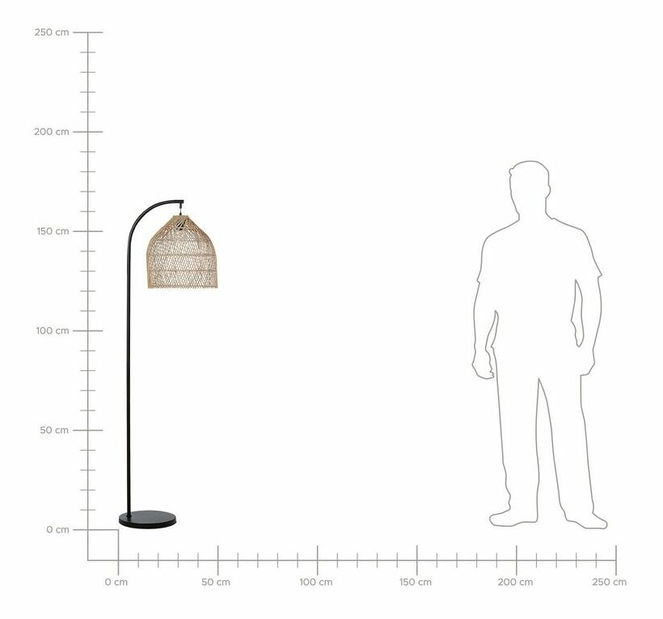 Stojanová lampa Blaine (přírodní)