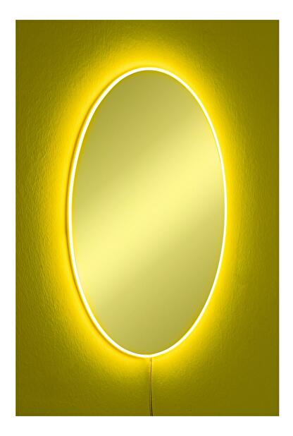 Zrcadlo Nubuki (žlutá) (s osvětlením)