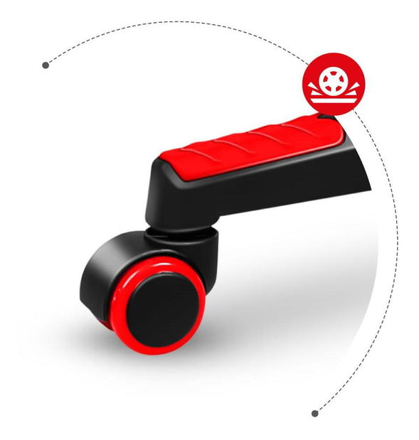 Herní křeslo Fusion 4.4 (černá + červená)