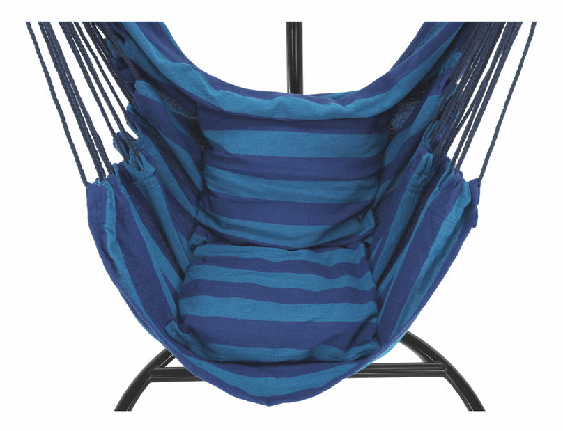 Závěsné houpací křeslo Nicolaj (modrá)