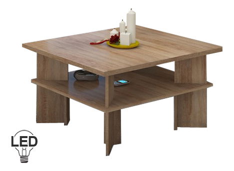 Konferenční stolek Velvet 1 (sonoma světlá)