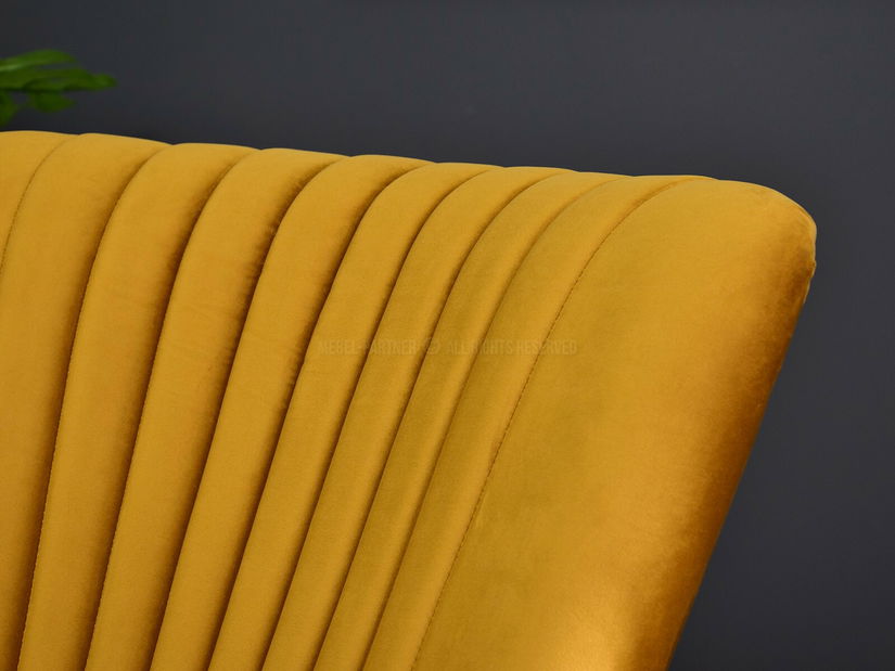 Designové křeslo Lanzaris (zlatá)