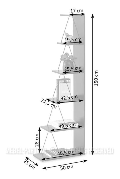 Regál Hunde A (černá)