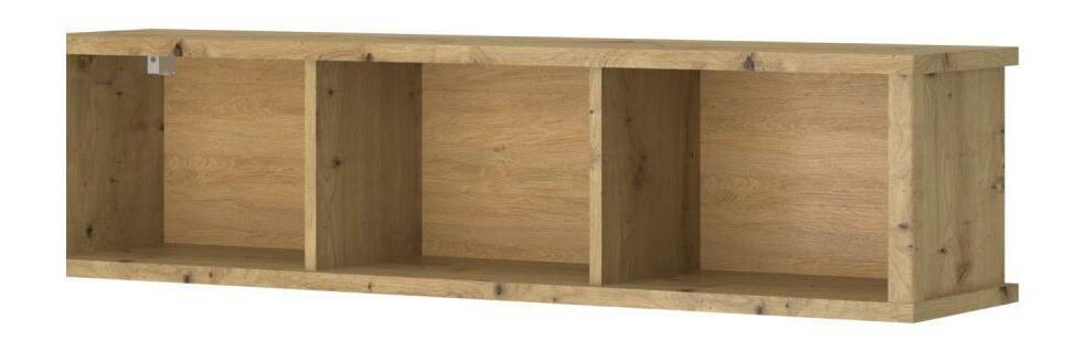 Závěsný regál IRON (dub artisan)