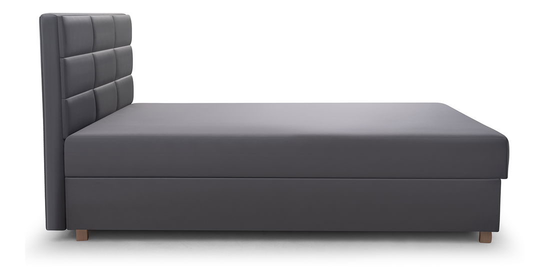 Jednolůžková postel 120 cm Picasso II (šedá) (s úl. prostorem a matrací)