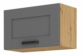 Horní kuchyňská skříňka Lucid 60 GU 36 1F (dub artisan + dustgrey)